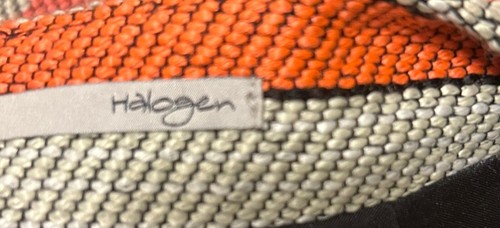 NWT Halogen Sz. 10 Striped Pencil Skirt Pink Orange Black White Career Tweed - Picture 8 of 8