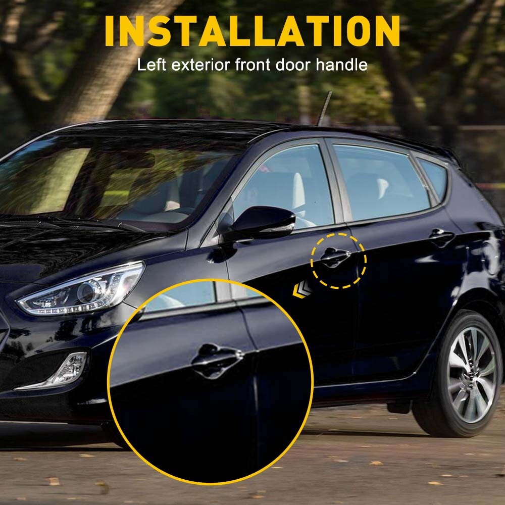 Front Left Outside Exterior Door Handle For Hyundai Accent 2012-2016 ...