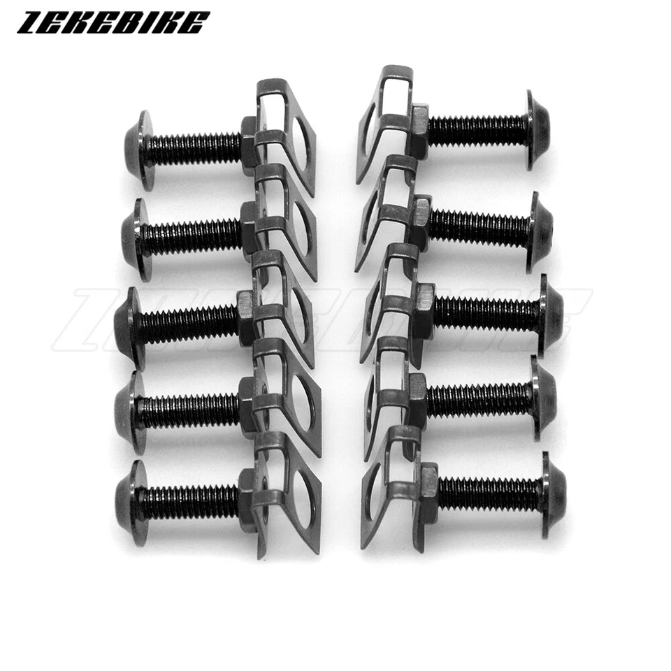 10pcs Fairing Bolts Screws For Yamaha WR250 WR250R WR250X WR250F WR426F WR450F - Imagem 3 de 4