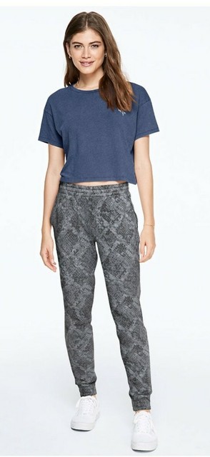 Victoria Secret PINK Campus Jogger Pants Sweatpants L Comfy gym fleece Large | eBay