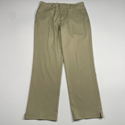 Slazenger Pants Men s 34x30 Tan Performance Golf Trousers MEASURES 35x30
