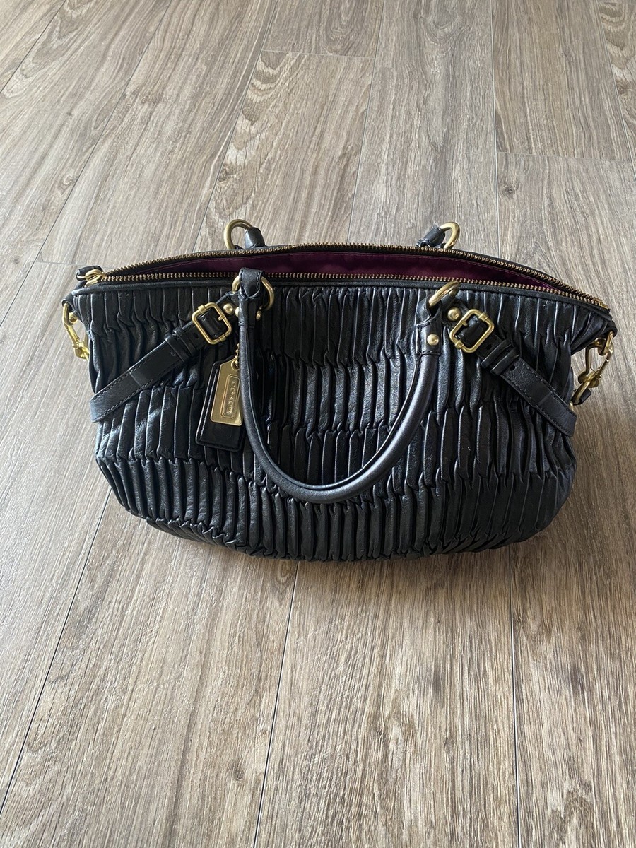Coach Madison Sophia Gathered Leather Bag | eBay
