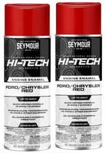 Seymour Hi-tech Engine Enamel Aerosol Spray Paint Fordchrysler Red 12oz 2cans