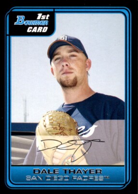 2006 Bowman Prospects #B34 Dale Thayer San Diego Padres