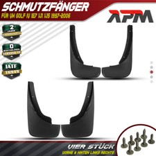4x Spritzschutz Schmutzfänger für VW Golf IV 1E7 1J1 1J5 97-06 1.6L 1.8L 1.9L