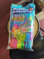 Lot Of 10 -ZURU 100 Bunch O Balloons Individual Water Self Seal QUICK Fill Hose