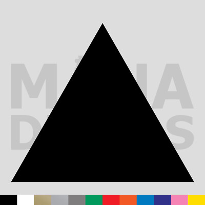 Triangle Vinyl Die Cut Decal Sticker - Shape Equilateral