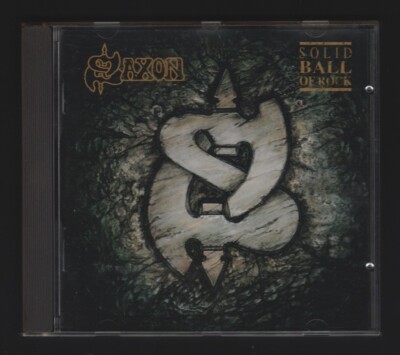 SAXON - SOLID BALL OF ROCK - CD VIRGIN   1990 VIRGIN GERMANY/ CD NEUWERTIG!