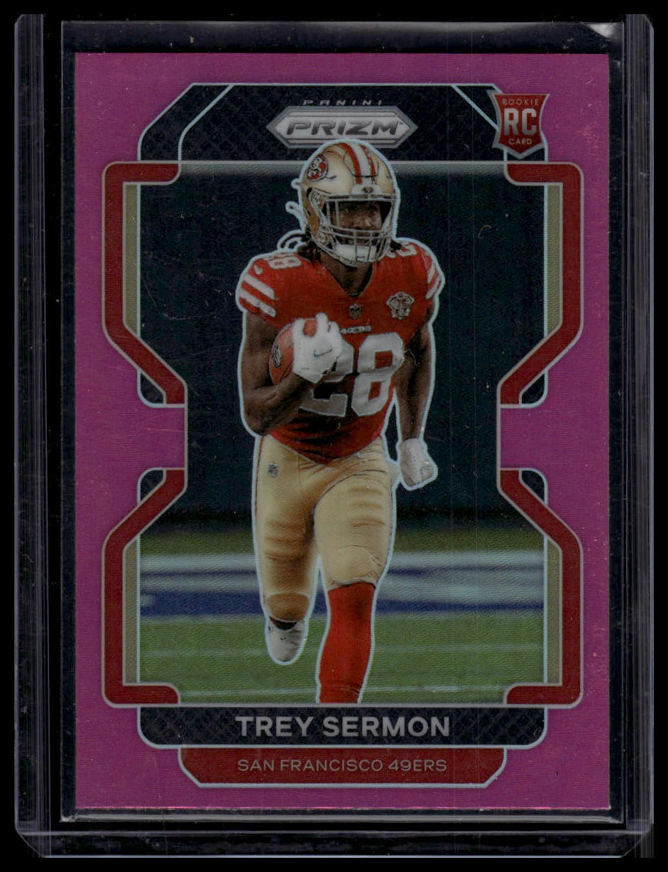 2021 Panini Prizm #354 Trey Sermon Pink Rookie RC