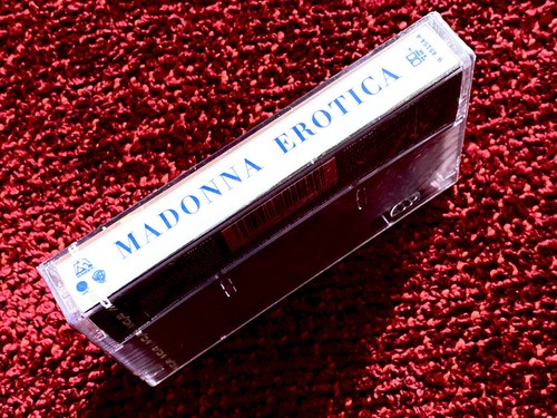 MADONNA SEALED EROTICA CASSETTE TAPE PROMO HYPE STICKER POSTER ALBUM RELEASE LP - Picture 6 of 6
