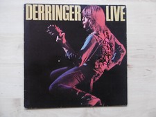 Rick Derringer Autogramm signed LP-Cover "Derringer Live" Vinyl