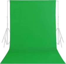 Green Screen Backdrop, 5 X 6.5Ft Greenscreen Background for Photoshoot, Small Gr