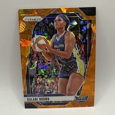 2024 Prizm Kalani Brown ORANGE ICE SP #29 WNBA Dallas Wings Panini Basketball