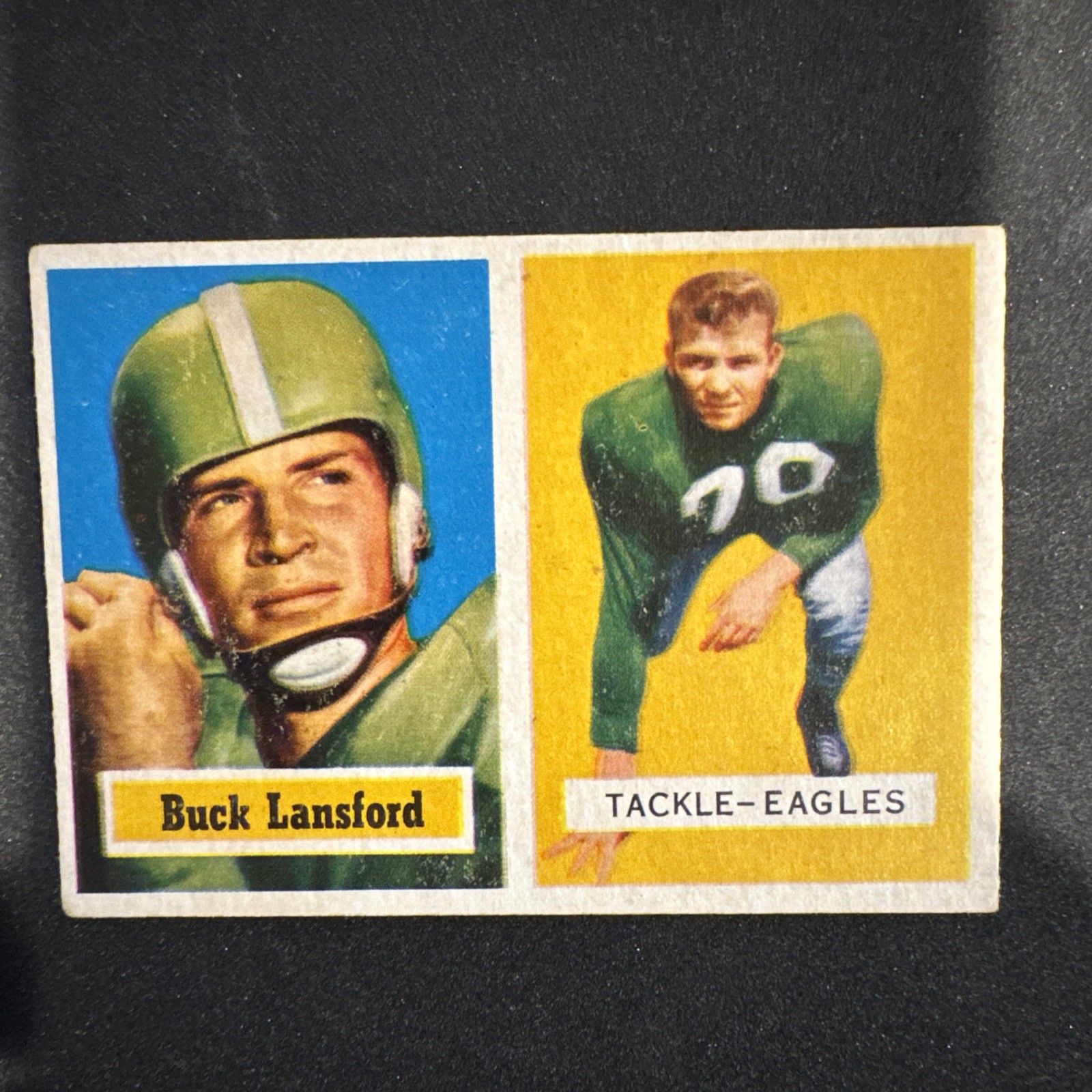 Buck Lansford #90 (Football Cards 1957 Topps) — is it worth grading?