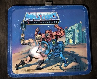 Masters of the Universe Vintage 1983 Lunch Box with Thermos