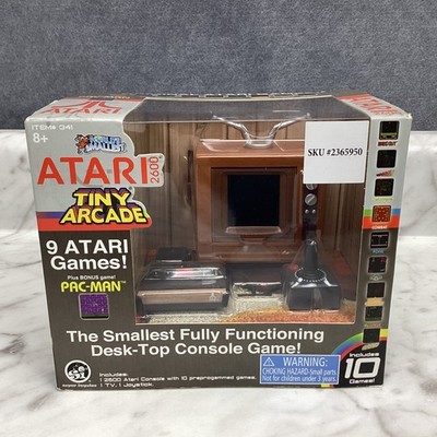 Worlds Smallest Atari 2600 Tiny Arcade Includes 10 Games Mini Pac-Man centipede 
