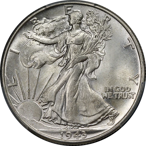1943-P Walking Liberty Half PCGS MS64 Nice Eye Appeal Nice Strike