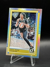2025 Donruss Basketball Angel Reese Silver Refractor Chicago Sky WNBA Card #71