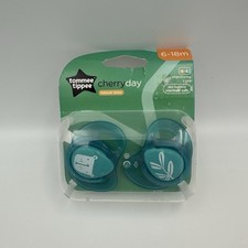 LATEX PACIFIERS Tommee Tippee Cherryday Baby Natural 6-18m BPA Free Soother