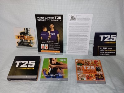 NEW Beachbody Focus T25 Get It Done Set ALPHA + BETA Workout with Bands DVD