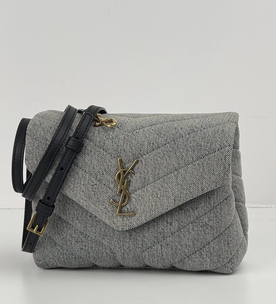 Saint Laurent Shoulder Bag Blue Bags & Handbags for Women for sale