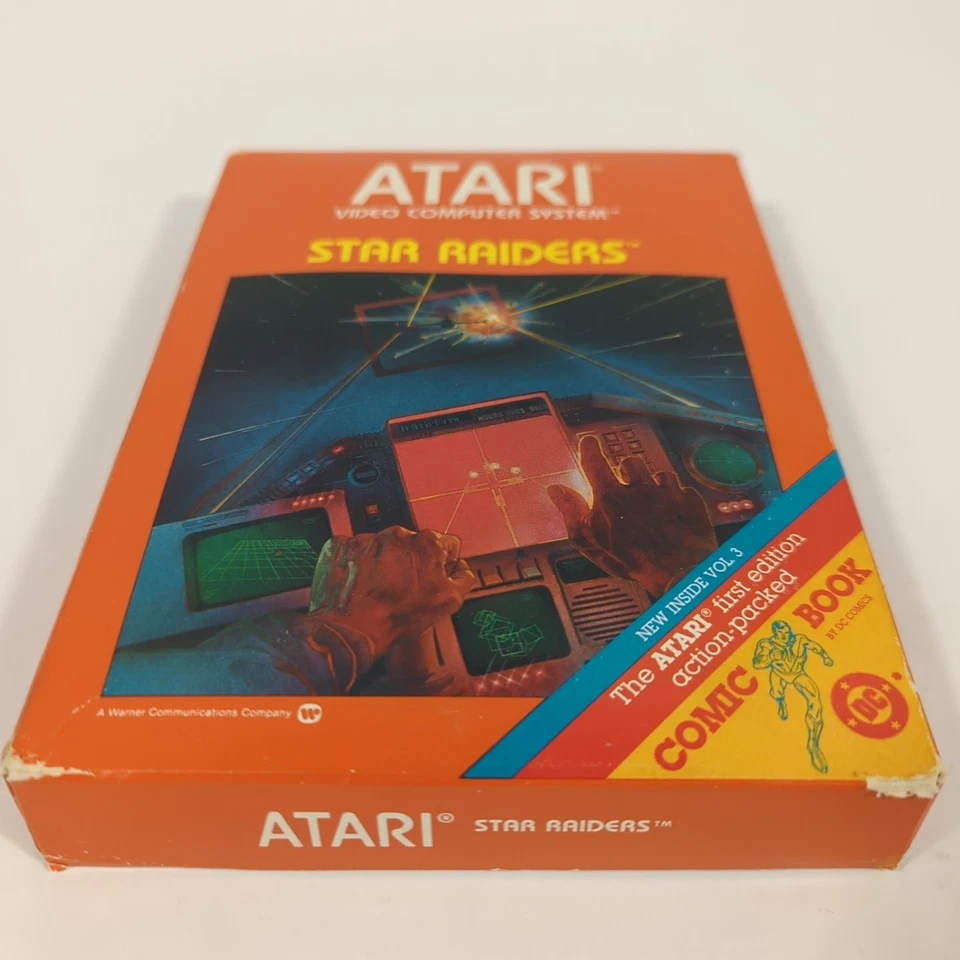 Star Raiders (Atari 2600, 1982) Video Game Comic Book Complete Unopened Sealed - Image 3 of 4