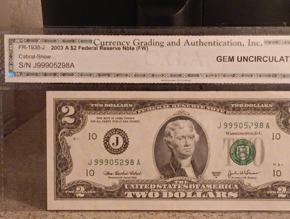 2003-A GEM UNC Cabral Snow - Image 2 of 4