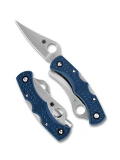 Spyderco Dyad Jr. Lightweight C39P&SCBL Sprint Run SPY27 Plain & Serrated Blade