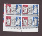 US, C120, FRENCH REVOLUTION, VINTAGE, AIRMAIL, MINT NH, PLATE BLOCK