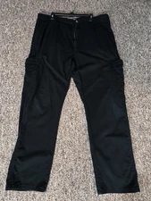 Wrangler Authentics Black Cotton Cargo Pants 6 Pockets 40X34