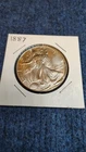 1987 American Silver Eagle Dollar Below Melt Unc!