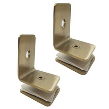 Shower Glass Clip, Panel Wall Clip Shower Glass Bracket for 6 10mm Glass, Go...