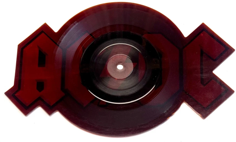 AC/DC – Guns For Hire / Land Slide - Picture Disc Shape UK 1983 45 rpm 7" 1983 - Image 2 of 2