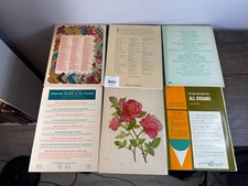 LOT Of 6 Organ Religious Classical Sheet Music Instructional hal leonard mark