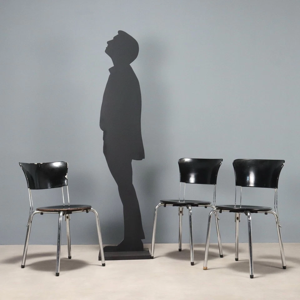 Chaises Molteni et Consonni Ibisco Design Giuseppe Raimondi Années 80 - Photo 3/4