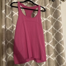 Lululemon Women's Swiftly Tank Top Racerback, Pink, Size 12, Sleeveless