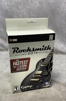 	 ROCKSMITH ALL-NEW 2014 EDITION PC MAC DVD WITH REAL TONE CABLE NEW SEALED