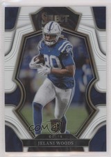 2022 Panini Select Premier Level White Prizm 15/35 Jelani Woods #143 fm0