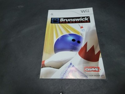 Brunswick Pro Bowling Bowl Nintendo Wii Instruction Manual Only