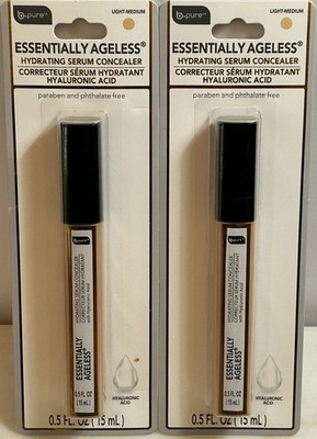 B Pure Essentially Ageless Hydrating Serum Concealer Light To Medium 2X + FREE 