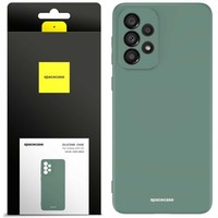 Spacecase SilikonhüLle FüR Samsung Galaxy A33 5G DunkelgrüN