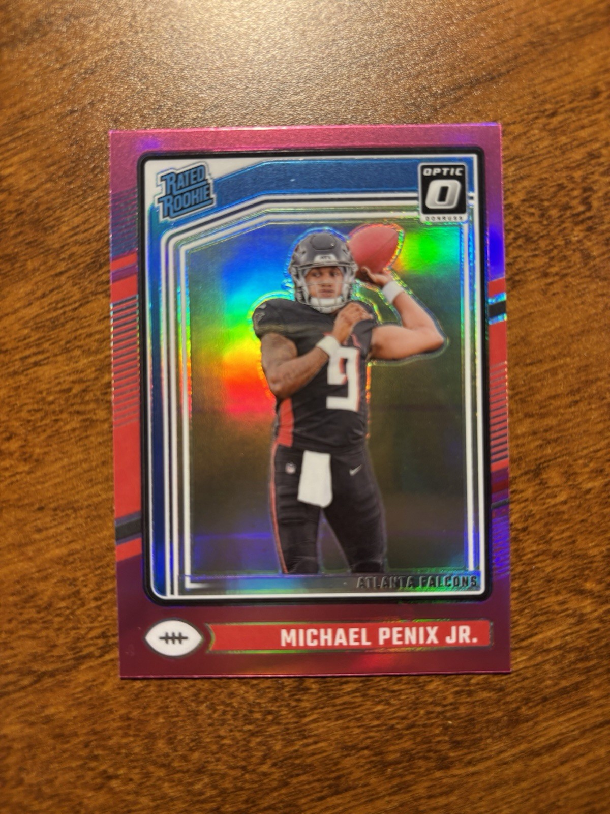 ✨2024 Donruss Optic Michael Penix Jr. Rated Rookie Pink Holo RC #279 Falcons QB