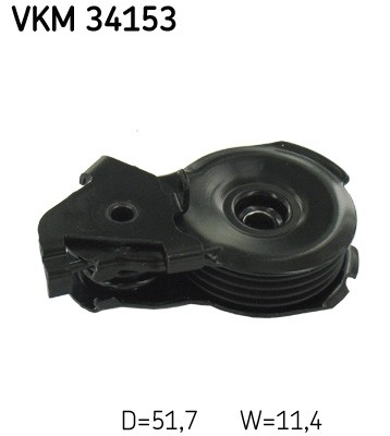 Upper SKF SWEDEN VKM 34153 Belt Tensioner, V-ribbed belt for FORD