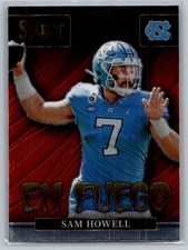 2022 Panini Select Draft Picks Sam Howell En Fuego #EN-SH