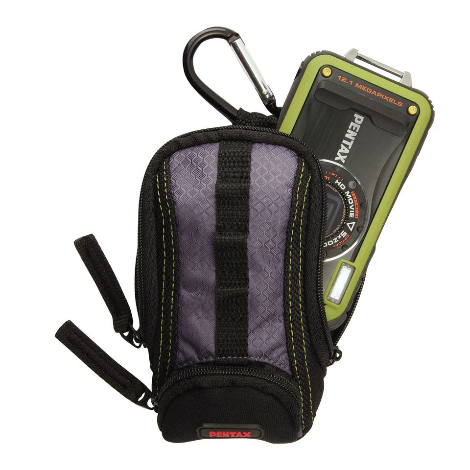 Pentax Adventure Case with Carabiner Compact Camera Bag Nylon Black - Image 2 of 2