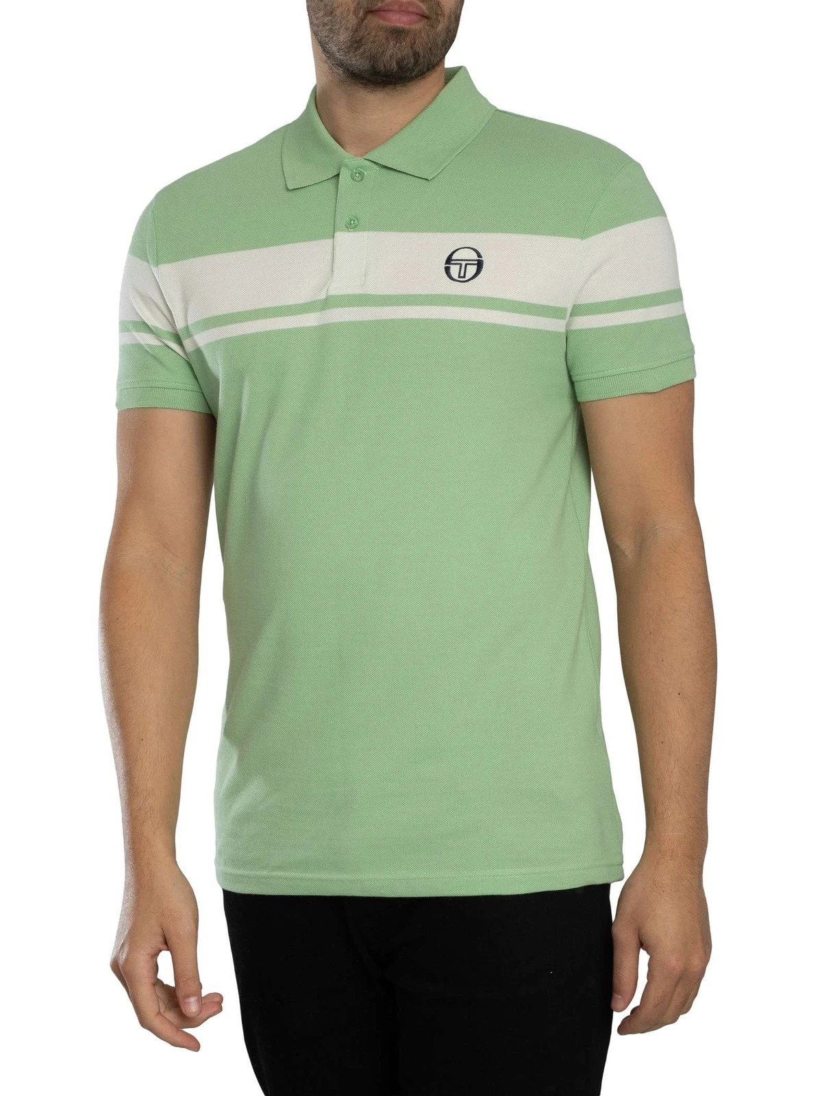 Sergio Tacchini Men's Young Line Polo Shirt, Green