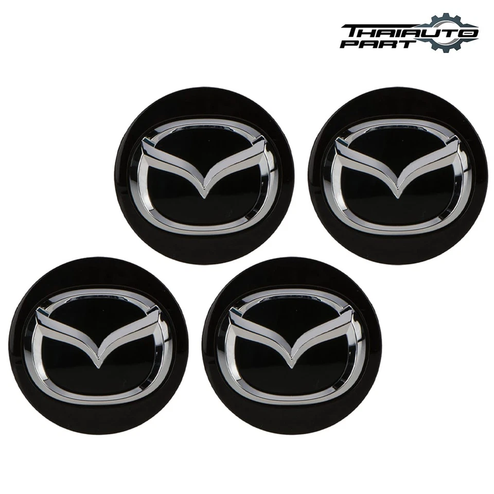 Hub Wheel Center Cap Cover 4 PCs For Mazda 3 5 6 CX-5 CX-9 2013-2016 - Image 2 of 4