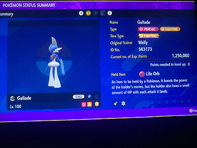 Pokemon Scarlet and Violet  Gallade - Location, Stats, Best