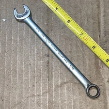 Tru-Test Tools USA T6114 7/16 In SAE Combination 12 Point Wrench Vintage