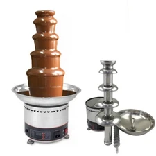 Chocolate Waterfall Fountain 5 Tiers 304 Stainless Steel Easily disassemble 110V